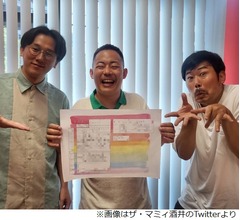 ザ・マミィ酒井が報告「結婚しました。えへへ」