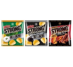 湖池屋ポテチが&ldquo;ストロング&rdquo;参戦、濃強三銃士現る