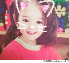 瑛茉ジャスミンの&ldquo;ちびえま&rdquo;写真に大絶賛