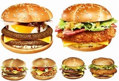 マックが古き良き米国バーガー、6種類のビーフとチキンメニュー展開。