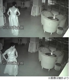 男の泥棒が花嫁姿でウロウロ、ウェディングドレスに憧れていた？