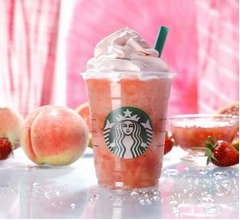 スタバが&ldquo;進化形&rdquo;ピーチのフラペチーノ
