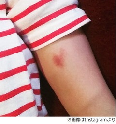 山田優にハート型のキスマーク、ファンからは「かわいい」の声。