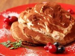 ほわほわティラミスパンケーキ、新旧2つのファッションフードが合体。