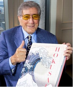 87歳ベネットは北斎から影響、来日控え「京都で趣味の絵を描きたい」。