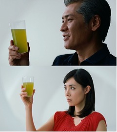 吉川晃司と吹石一恵「生茶」CM、セリフはすべて&ldquo;自身の本音の感想&rdquo;。