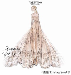 元グッチCDとCEOの夫妻が物議、結婚式でヴァレンティノのドレス着用。