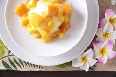 低カロリーでまろやかなかき氷、&ldquo;ミルク氷&rdquo;と希少糖ベースのソース。