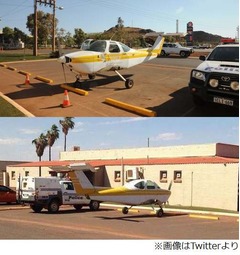 飛行機でパブに飲みに来た男、「地上走っただけで空飛んでない」と主張。