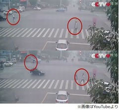 車にはねられ宙でくるくる「マンガみたいだ&hellip;」