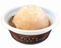 ローソンが「チョコロールケーキアイス」、バリーカレボーのチョコ使用。