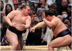 安青錦、連敗免れ２勝目