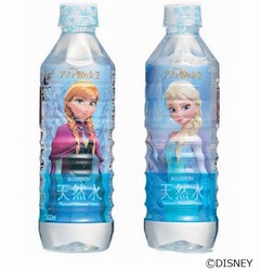 「アナと雪の女王」の天然水、ディズニープリンセスver.も登場。