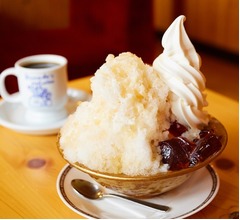 コメダのかき氷に「ピーチティー氷」新登場