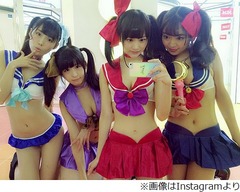 浜田翔子がSEXYセーラー戦士に、「目のやり場に&hellip;」「お仕置きして！」。