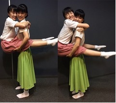 芳根京子&times;ももクロ百田でアクロバティック「4」