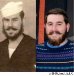 70年前に&ldquo;同姓同名で同じ顔&rdquo;、ネットで写真発見「タイムトラベラーか！」。