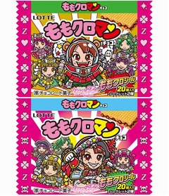 ももクロとビックリマンコラボ、シール22種の「ももクロマンチョコ」。