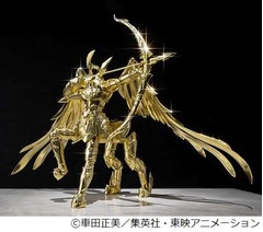 6000万円の&ldquo;射手座黄金聖衣&rdquo;、「聖闘士星衣神話」10周年記念で製作。