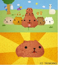 カピバラさんの初PVが解禁、全編切り絵アニメで&ldquo;もでーん&rdquo;感表現。
