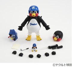 自由奔放つば九郎を完全再現、アイテム沢山のアクションフィギュア。