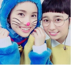ももクロ2人の衝撃&ldquo;ドラエもん＆のび太&rdquo;仮装