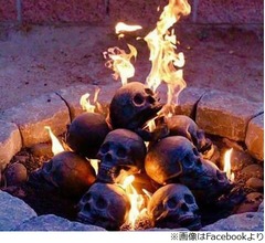 リアルすぎる&ldquo;焚き火用ドクロ&rdquo;に大反響