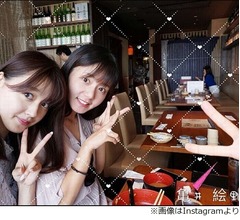 ジュンジュン・久住小春・亀井絵里が食事会