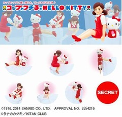 フチ子とハローキティ初コラボ、コップのフチであんなことやこんなこと。