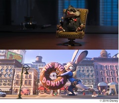 「ズートピア」の名作映画パロディシーン