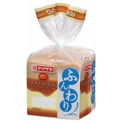 キャラメル風味と甘さの食パン、山崎製パンの「ふんわり食パン」新味。