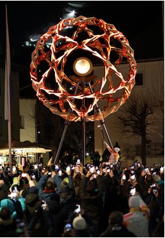 ともされた聖火