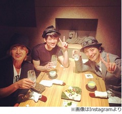 &ldquo;羞恥心&rdquo;の3人が久々に集結、つるの「懐かしい話に華が咲きました」。