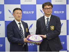 高野新監督「全力注ぐ」＝連覇目指し、４月就任―明大ラグビー部
