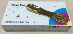 金のスプーン付ハーゲンダッツ、「アメトーーク」特製ケース入りで。
