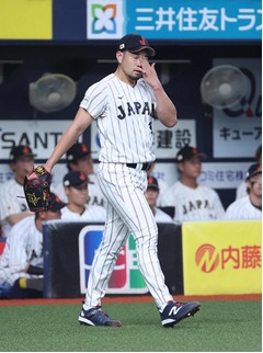 失点した菊池　野球