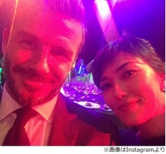 ベッカムと板谷由夏&ldquo;タメ年&rdquo;ツーショット