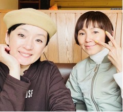 渡辺満里奈「めちゃ後輩風を吹かせる」刺激もらえる友人・千秋と2ショット