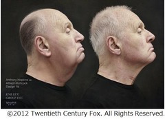 ヒッチコックの特殊メイク映像、90分かけA・ホプキンスが&ldquo;変身&rdquo;。