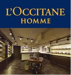 世界初のロクシタン男性フロア、新宿の世界最大旗艦店にオープン。