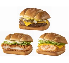 マックが初コラボ「ジュラシック・ワールド バーガーズ」、恐竜イメージの3商品