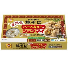 BBQ味の「マルちゃん焼そばシュウマイ」
