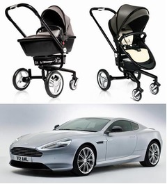 31万円の&ldquo;超高級&rdquo;ベビーカー、アストンマーティンとのコラボモデル。
