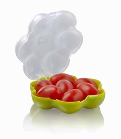 ミニトマト守る頑丈ケース上陸、つぶれやすくて持ち歩きづらい悩み解決。