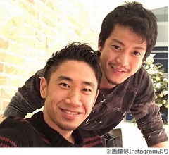 香川真司と小栗旬のイケメン2ショット