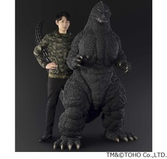 人間大の巨大ゴジラフィギュア、お値段448万円