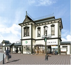明治洋風建築の駅舎一棟まるごとスタバに