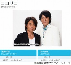 ココリコ田中直樹が離婚発表