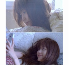 有村架純、ベッドの上でくつろぎ笑顔