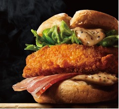 ケンタが数量限定「ガリマヨベーコンサンド」